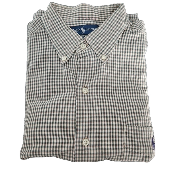 Ralph Lauren Other - Ralph Lauren McMeel 100% Cotton Plaid Long Sleeve Button Down Shirt L